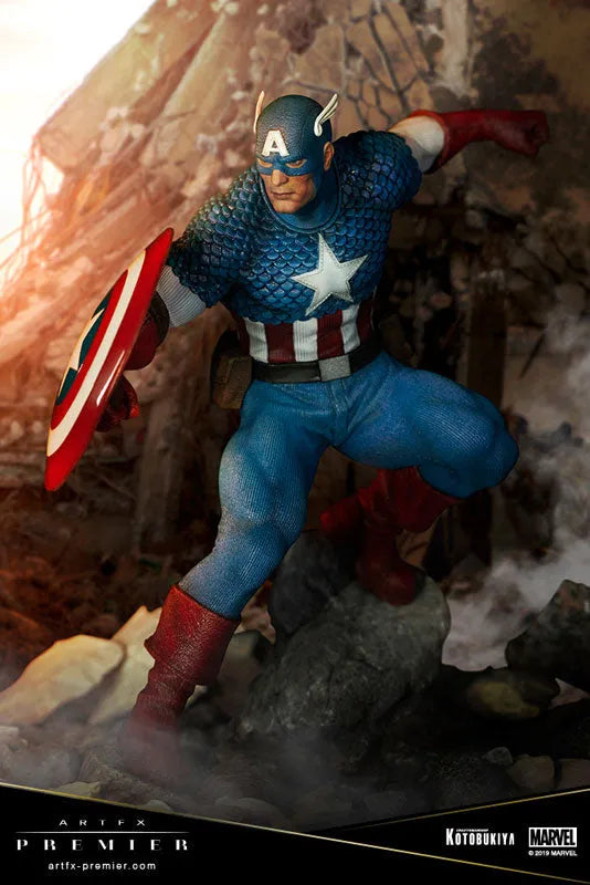 Avengers - Captain America - ARTFX PREMIER - 1/10 (Kotobukiya)ㅤ – Kotobukiya – ActionFigureBrasil