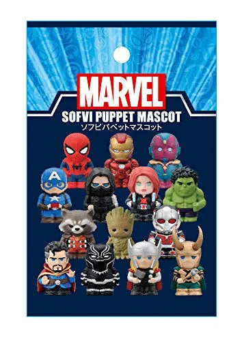 Avengers - Captain America - Finger Puppet - Marvel Sofubi Puppet Mascot (Ensky)ㅤ – Ensky – ActionFigureBrasil
