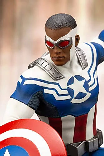 Avengers - Captain America (Sam Wilson) - ARTFX+ - 1/10 (Kotobukiya)ㅤ – Kotobukiya – ActionFigureBrasil — close