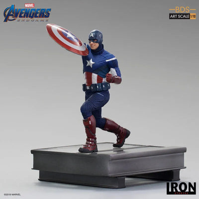Avengers: Endgame/ Captain America 2012 1/10 Art Scale Statueㅤ – Iron Studios – ActionFigureBrasil