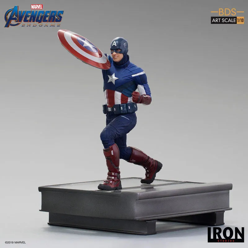 Avengers: Endgame/ Captain America 2012 1/10 Art Scale Statueㅤ – Iron Studios – ActionFigureBrasil