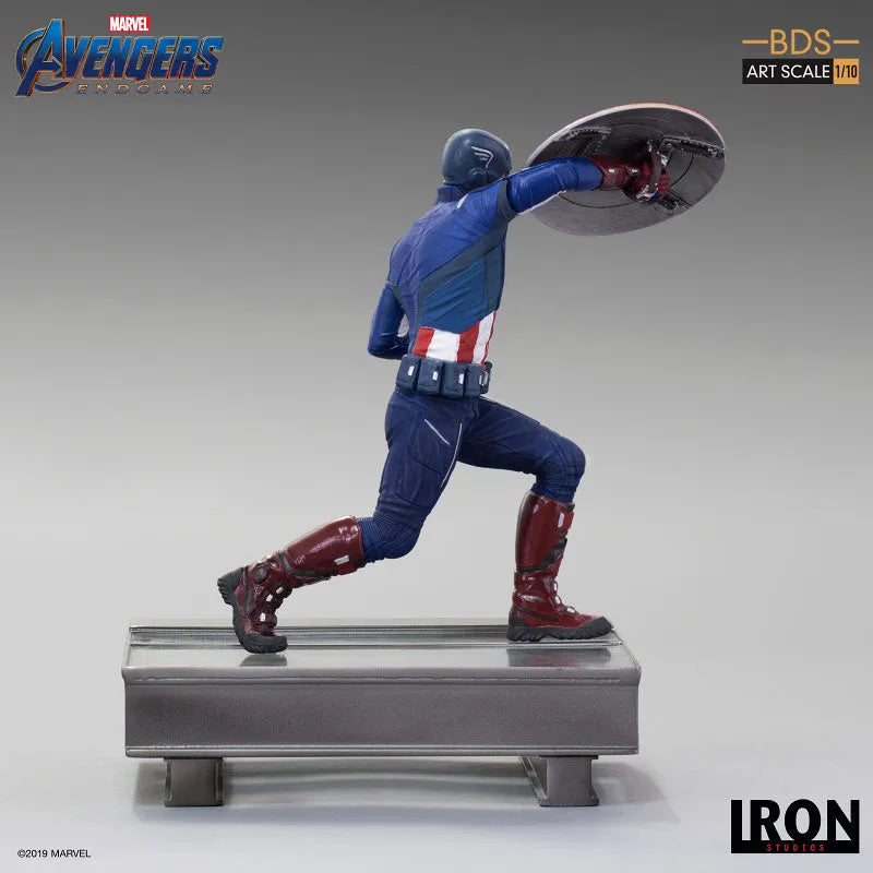 Avengers: Endgame/ Captain America 2012 1/10 Art Scale Statueㅤ – Iron Studios – ActionFigureBrasil
