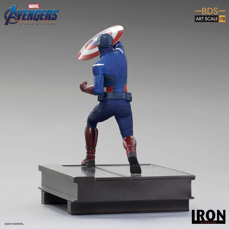 Avengers: Endgame/ Captain America 2012 1/10 Art Scale Statueㅤ – Iron Studios – ActionFigureBrasil