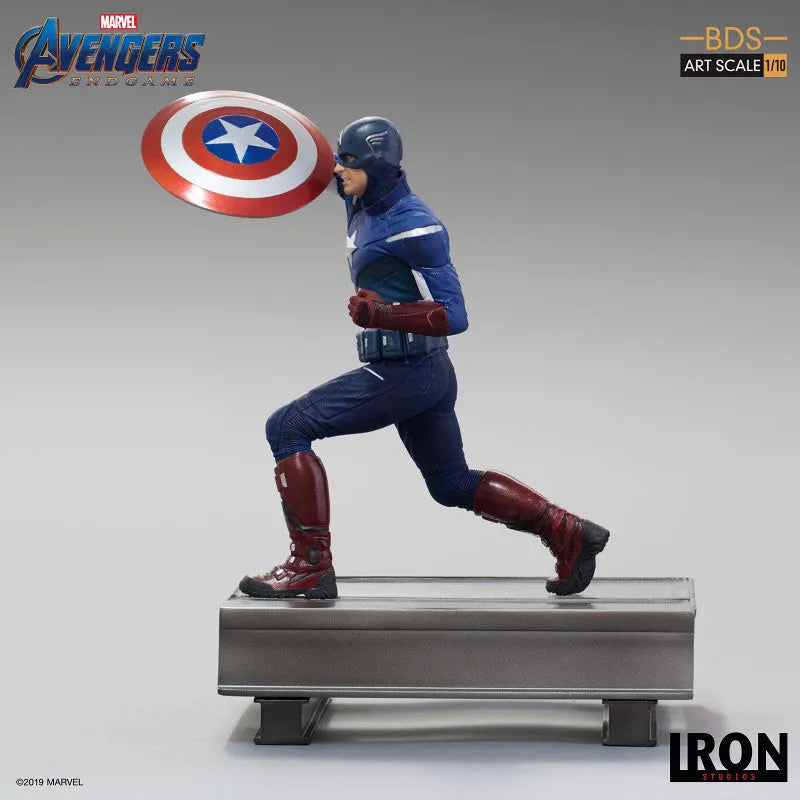 Avengers: Endgame/ Captain America 2012 1/10 Art Scale Statueㅤ – Iron Studios – ActionFigureBrasil