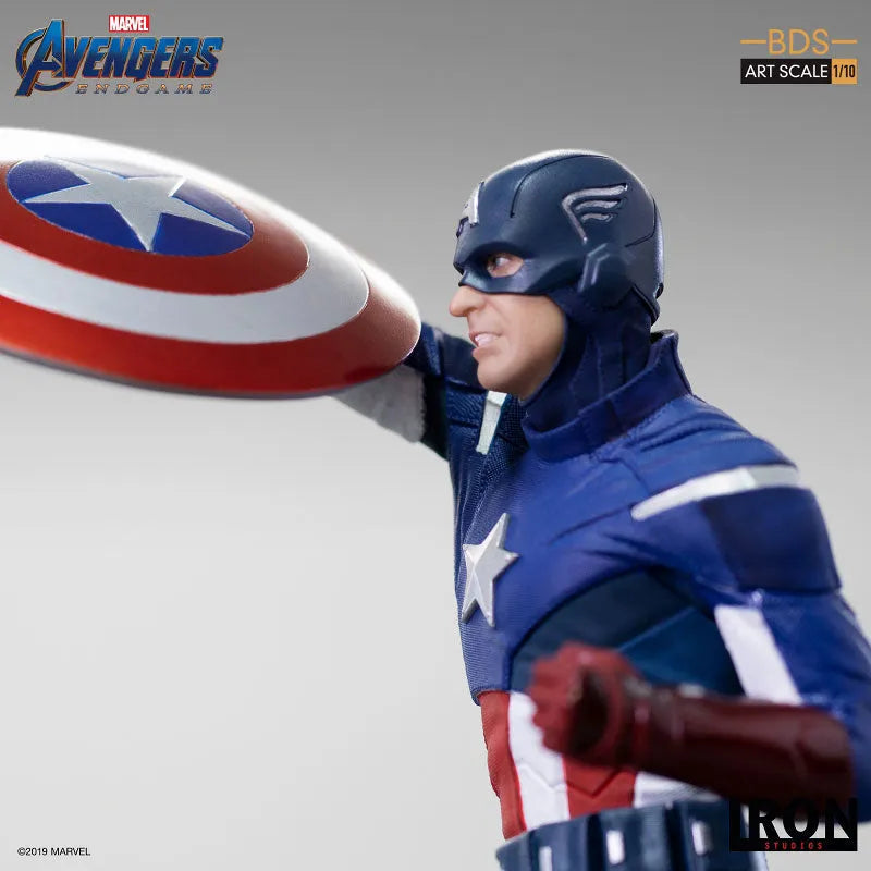 Avengers: Endgame/ Captain America 2012 1/10 Art Scale Statueㅤ – Iron Studios – ActionFigureBrasil