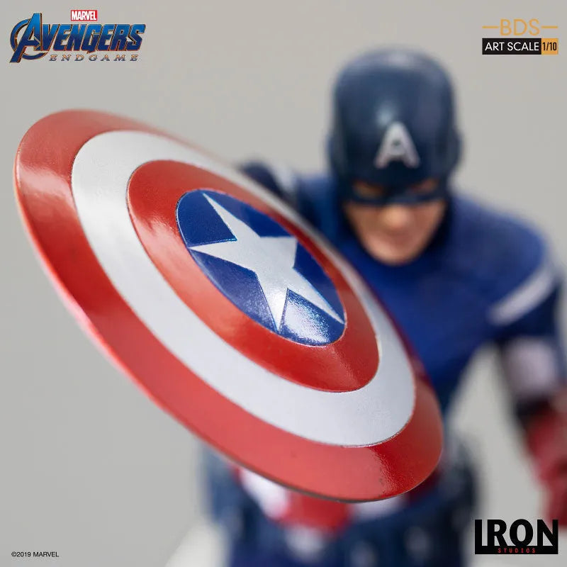Avengers: Endgame/ Captain America 2012 1/10 Art Scale Statueㅤ – Iron Studios – ActionFigureBrasil