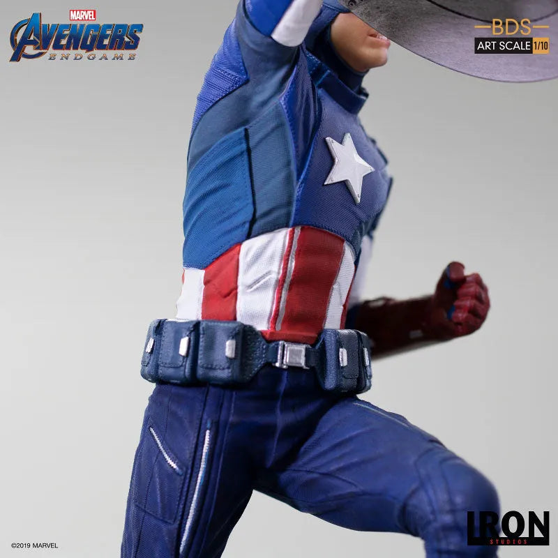 Avengers: Endgame/ Captain America 2012 1/10 Art Scale Statueㅤ – Iron Studios – ActionFigureBrasil