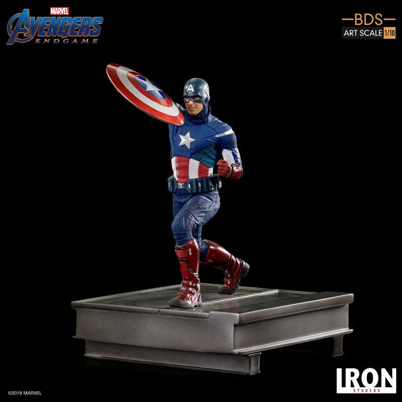 Avengers: Endgame/ Captain America 2012 1/10 Art Scale Statueㅤ – Iron Studios – ActionFigureBrasil