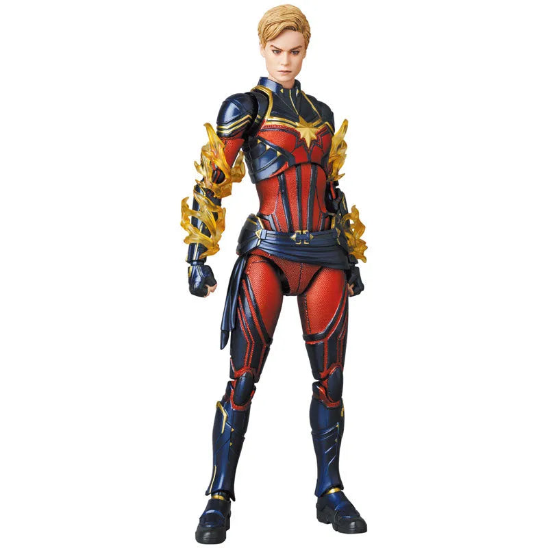 Avengers: Endgame - Captain Marvel - Mafex (No.163) (Medicom Toy)ㅤ – Medicom Toy – ActionFigureBrasil