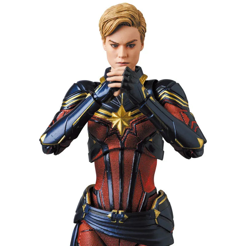 Avengers: Endgame - Captain Marvel - Mafex (No.163) (Medicom Toy)ㅤ – Medicom Toy – ActionFigureBrasil