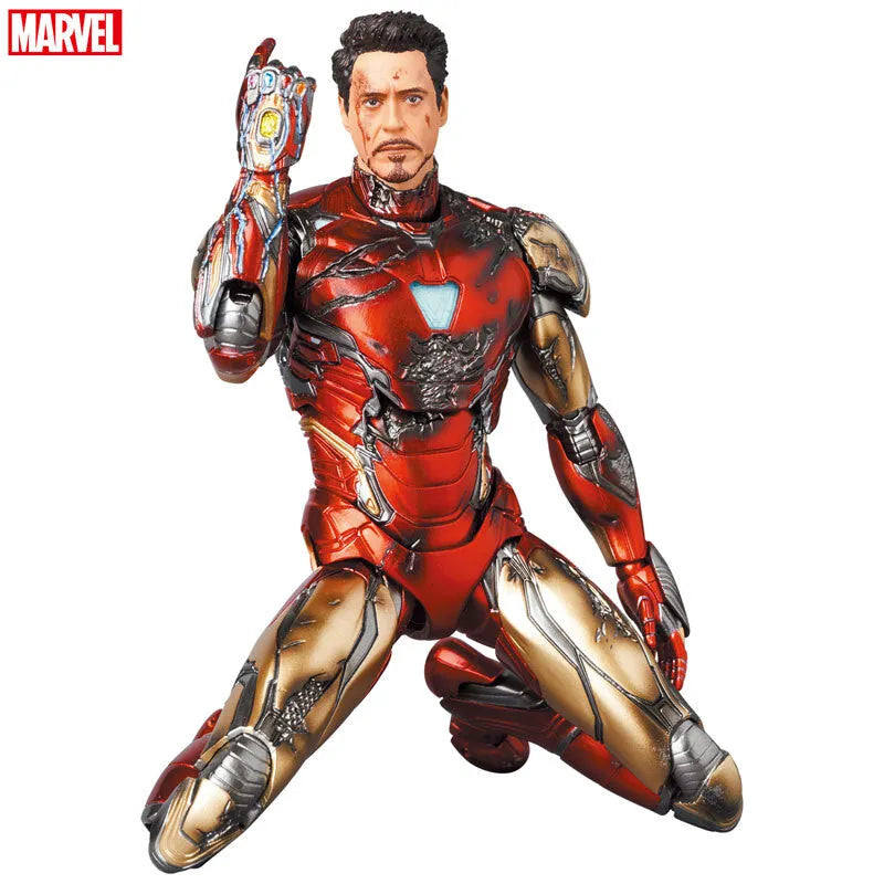Avengers: Endgame - Iron Man Mark 85 - Tony Stark - Mafex No.195 - Battle Damage Ver. (Medicom Toy)ㅤ – Medicom Toy – ActionFigureBrasil