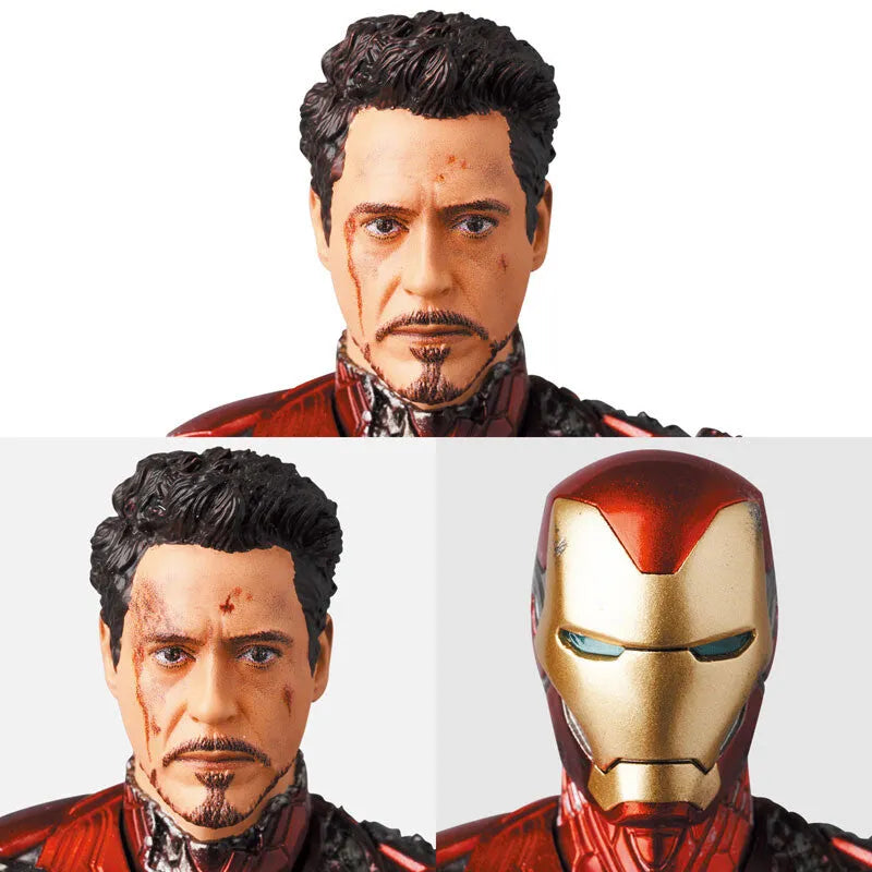 Avengers: Endgame - Iron Man Mark 85 - Tony Stark - Mafex No.195 - Battle Damage Ver. (Medicom Toy)ㅤ – Medicom Toy – ActionFigureBrasil