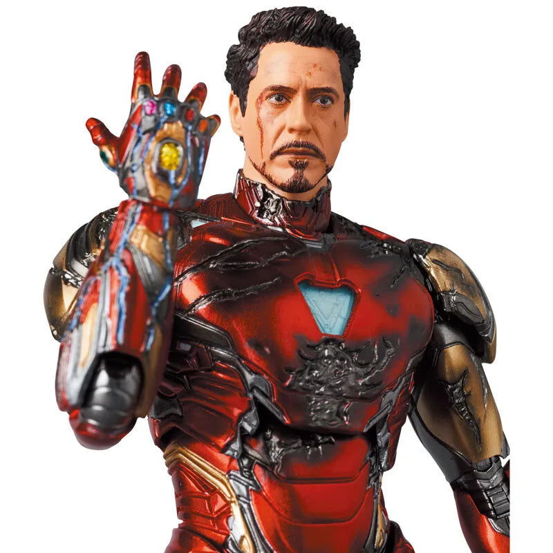 Avengers: Endgame - Iron Man Mark 85 - Tony Stark - Mafex No.195 - Battle Damage Ver. (Medicom Toy)ㅤ – Medicom Toy – ActionFigureBrasil