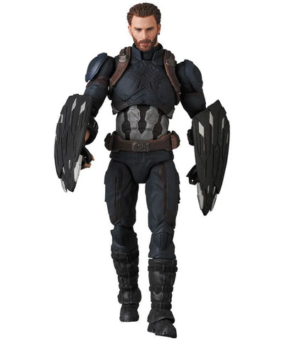 Avengers: Infinity War - Captain America - Mafex No.122 - Infinity War Ver. (Medicom Toy)ㅤ – Medicom Toy – ActionFigureBrasil