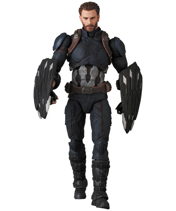 Avengers: Infinity War - Captain America - Mafex No.122 - Infinity War Ver. (Medicom Toy)ㅤ – Medicom Toy – ActionFigureBrasil