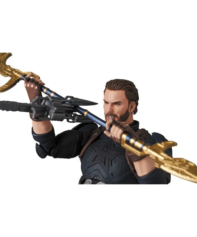Avengers: Infinity War - Captain America - Mafex No.122 - Infinity War Ver. (Medicom Toy)ㅤ – Medicom Toy – ActionFigureBrasil