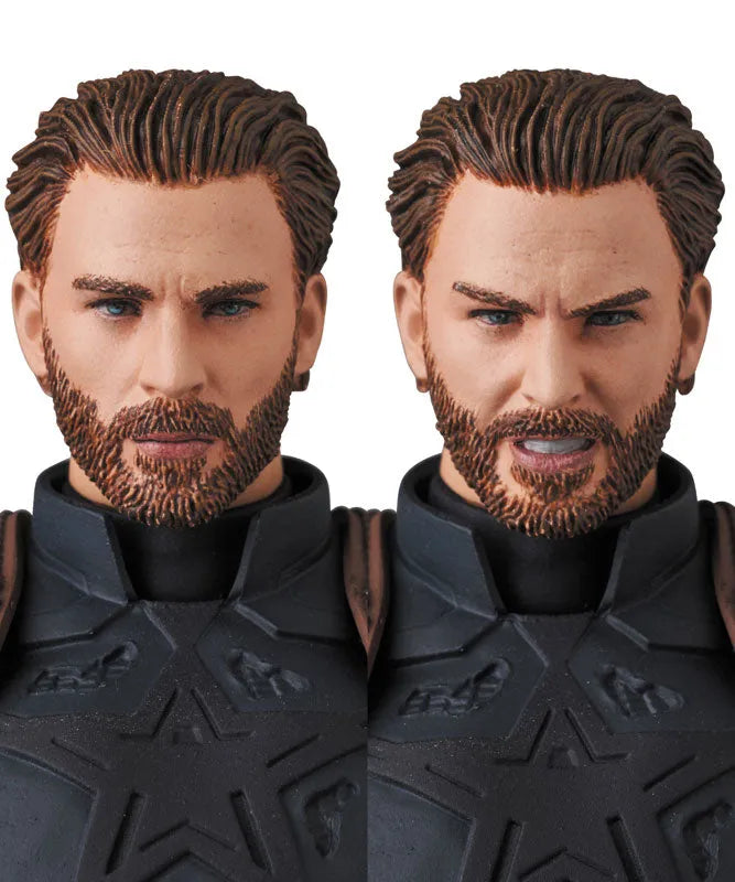 Avengers: Infinity War - Captain America - Mafex No.122 - Infinity War Ver. (Medicom Toy)ㅤ – Medicom Toy – ActionFigureBrasil