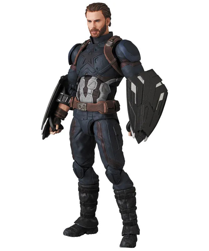 Avengers: Infinity War - Captain America - Mafex No.122 - Infinity War Ver. (Medicom Toy)ㅤ – Medicom Toy – ActionFigureBrasil