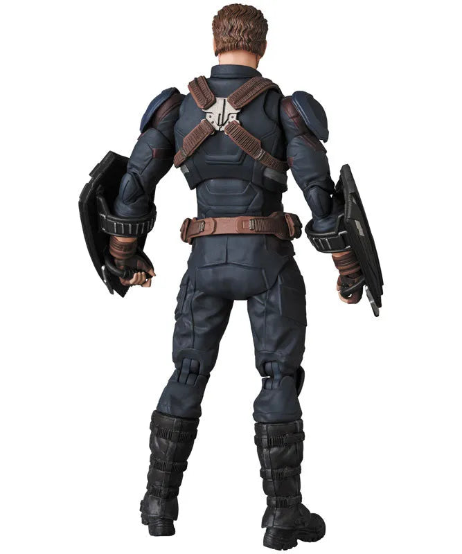 Avengers: Infinity War - Captain America - Mafex No.122 - Infinity War Ver. (Medicom Toy)ㅤ – Medicom Toy – ActionFigureBrasil
