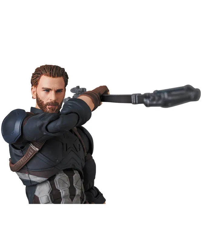 Avengers: Infinity War - Captain America - Mafex No.122 - Infinity War Ver. (Medicom Toy)ㅤ – Medicom Toy – ActionFigureBrasil