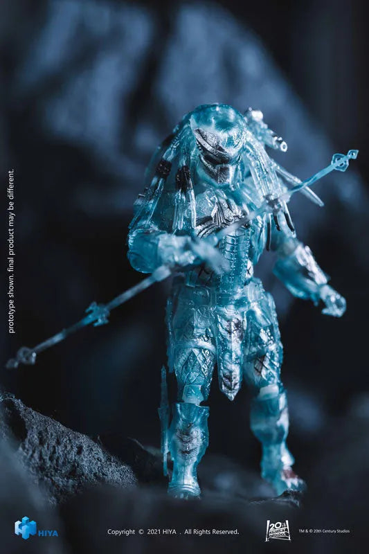 AVP 1/18 Action Figure Active Camouflage Scar Predatorㅤ – Hiya Toys – ActionFigureBrasil