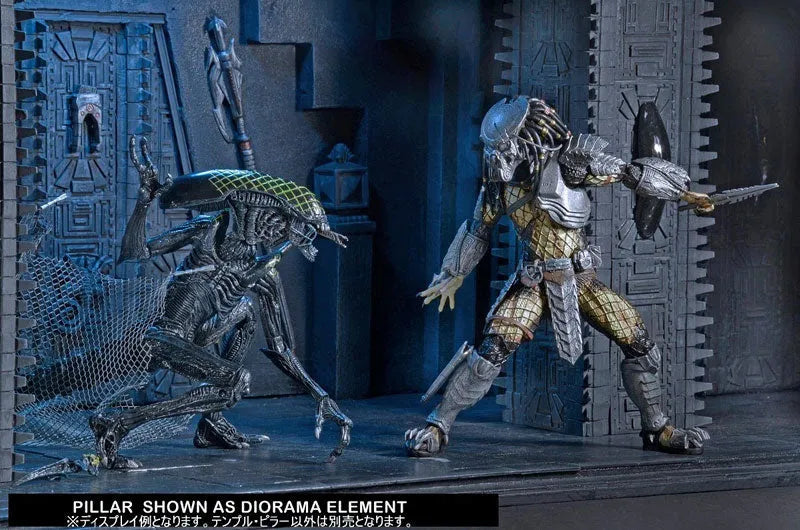 AVP Alien VS Predator - 7 Inch Action Figure Diorama Element: Pyramid Temple Pillarㅤ – NECA – ActionFigureBrasil