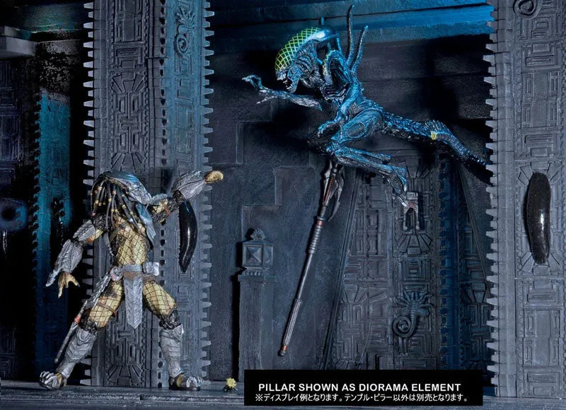 AVP Alien VS Predator - 7 Inch Action Figure Diorama Element: Pyramid Temple Pillarㅤ – NECA – ActionFigureBrasil