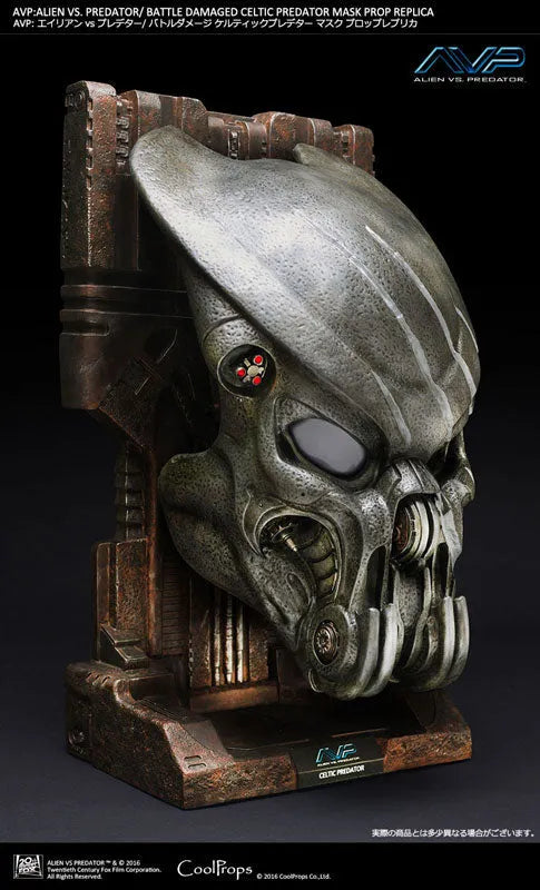 AVP Alien vs Predator Battle Damaged Celtic Predator Mask Prop Replicaㅤ – CoolProps – ActionFigureBrasil