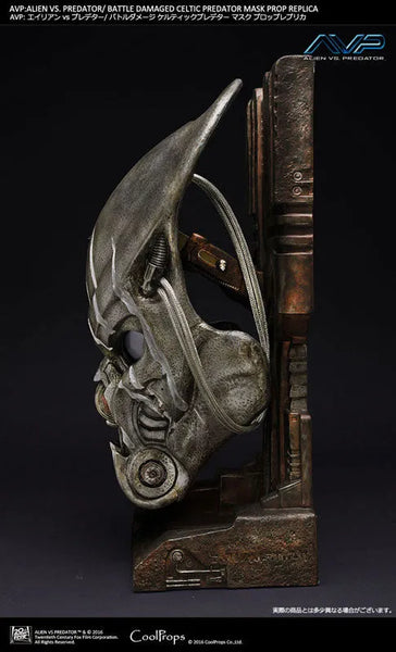 AVP Alien vs Predator Battle Damaged Celtic Predator Mask Prop Replicaㅤ – CoolProps – ActionFigureBrasil — close