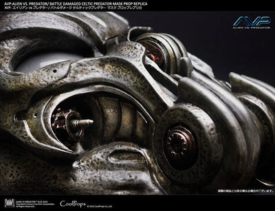 AVP Alien vs Predator Battle Damaged Celtic Predator Mask Prop Replicaㅤ – CoolProps – ActionFigureBrasil — ambientada