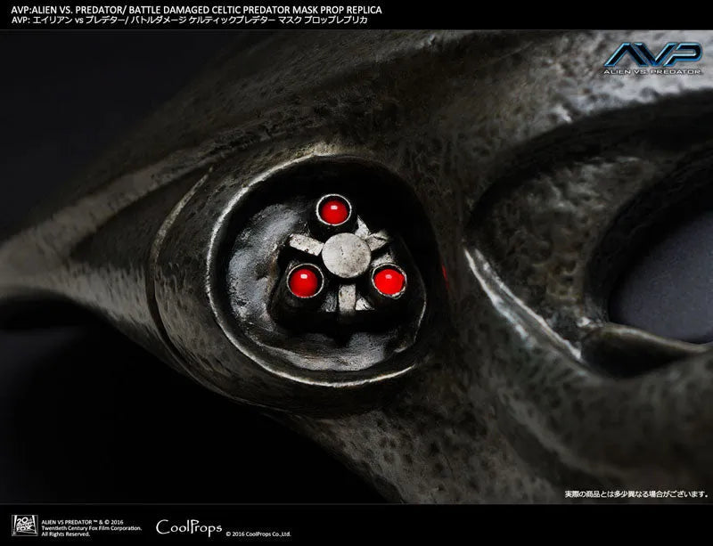 AVP Alien vs Predator Battle Damaged Celtic Predator Mask Prop Replicaㅤ – CoolProps – ActionFigureBrasil