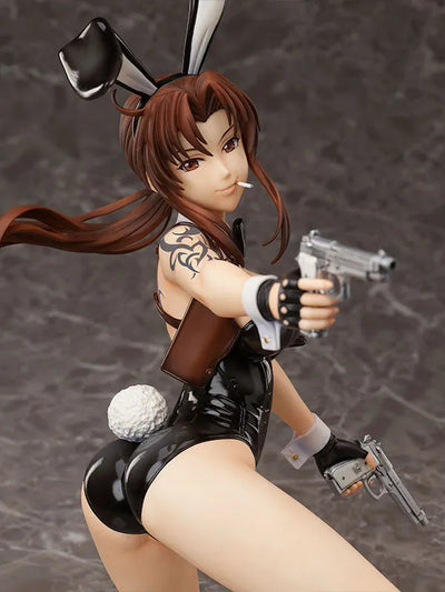 B-STYLE Black Lagoon Revy Bare Leg Bunny Ver. 1/4ㅤ – FREEing – ActionFigureBrasil — com base expositora