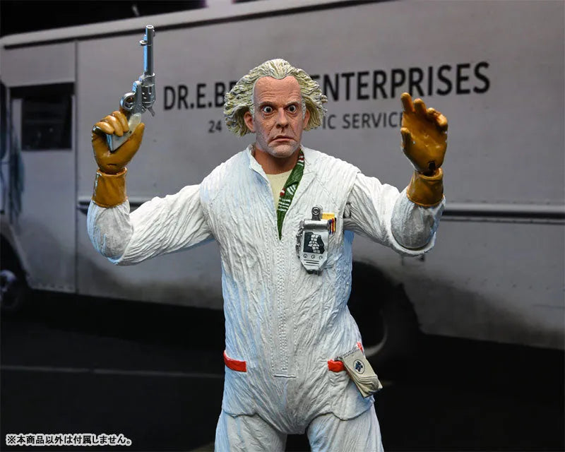 Back To The Future / Doc Emmet Brown Ultimate 7 Inch Action Figure 1985 verㅤ – NECA – ActionFigureBrasil