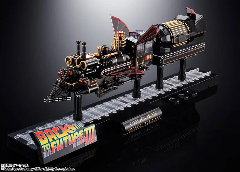 Back to the Future Part III - Clara Clayton - Einstein - Emmett Brown - Jennifer Parker - Jules Brown - Marty McFly - Verne Brown - Chogokin - Time Train (Bandai Spirits)ㅤ – Bandai Spirits – ActionFigureBrasil