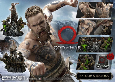 Baldur & Broods (Exclusive Version) God of War – Prime1Studio – ActionFigure Brasil