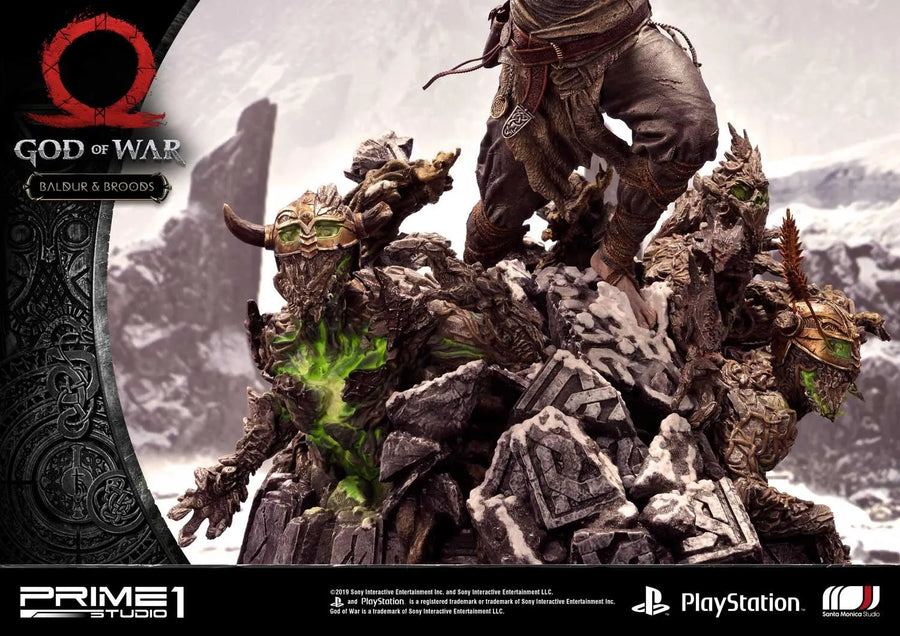 Baldur & Broods (Exclusive Version) God of War – Prime1Studio – ActionFigure Brasil