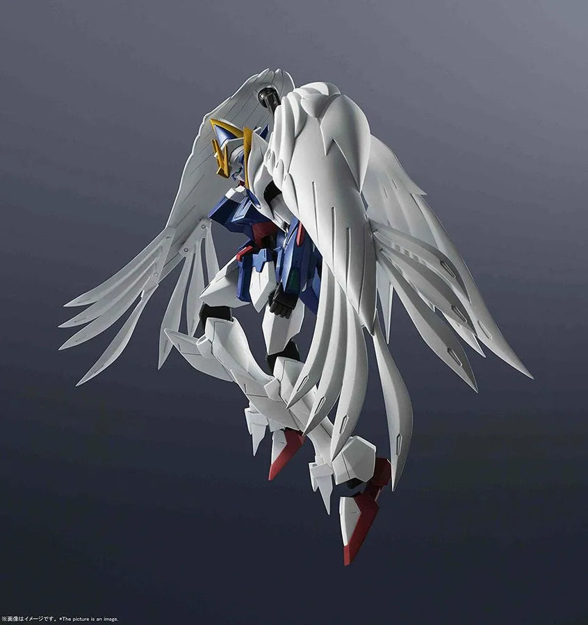 Bandai Gundam Universe XXXG-00W0 Wing Gundam Zero (EW) Figure (Gundam Wing: Endless Waltz)ㅤ – Bandai Spirits – ActionFigureBrasil