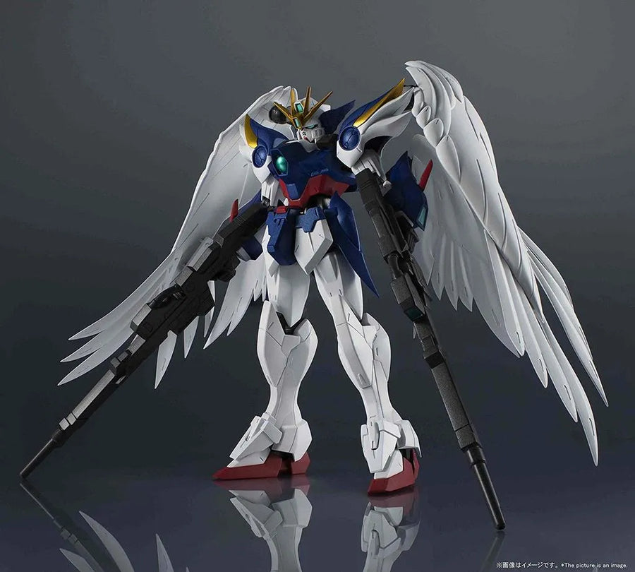 Bandai Gundam Universe XXXG-00W0 Wing Gundam Zero (EW) Figure (Gundam Wing: Endless Waltz)ㅤ – Bandai Spirits – ActionFigureBrasil