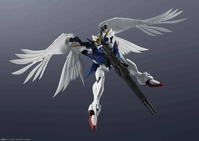 Bandai Gundam Universe XXXG-00W0 Wing Gundam Zero (EW) Figure (Gundam Wing: Endless Waltz)ㅤ – Bandai Spirits – ActionFigureBrasil — ambientada