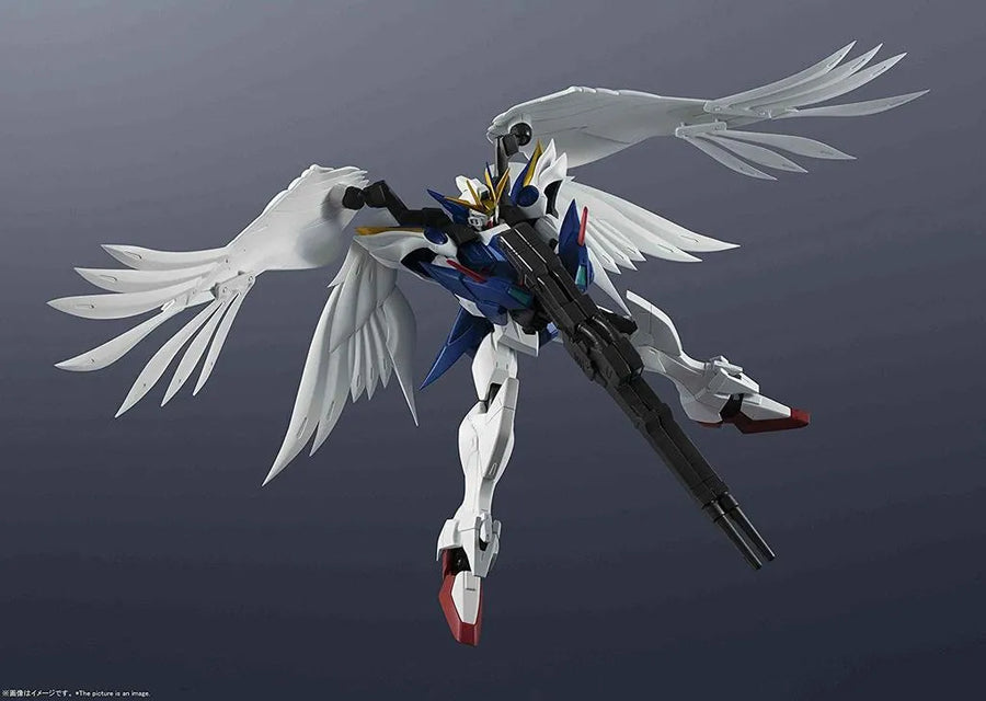 Bandai Gundam Universe XXXG-00W0 Wing Gundam Zero (EW) Figure (Gundam Wing: Endless Waltz)ㅤ – Bandai Spirits – ActionFigureBrasil