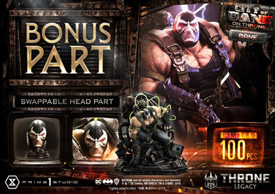 Bane on Throne (Deluxe Bonus Version) Batman (Comics) City of Bane – Prime1Studio – ActionFigure Brasil