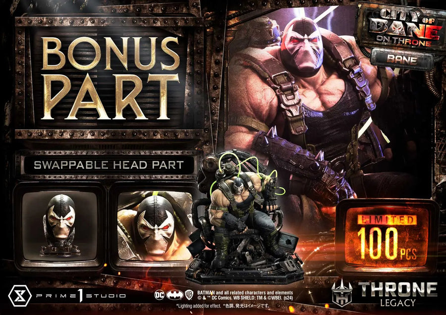 Bane on Throne (Deluxe Bonus Version) Batman (Comics) City of Bane – Prime1Studio – ActionFigure Brasil