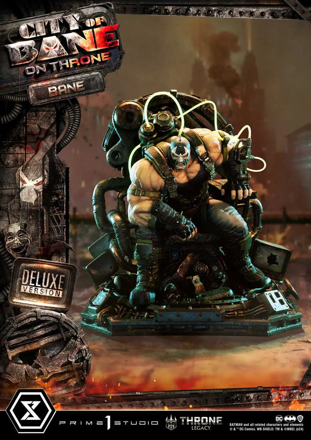 Bane on Throne (Deluxe Bonus Version) Batman (Comics) City of Bane – Prime1Studio – ActionFigure Brasil