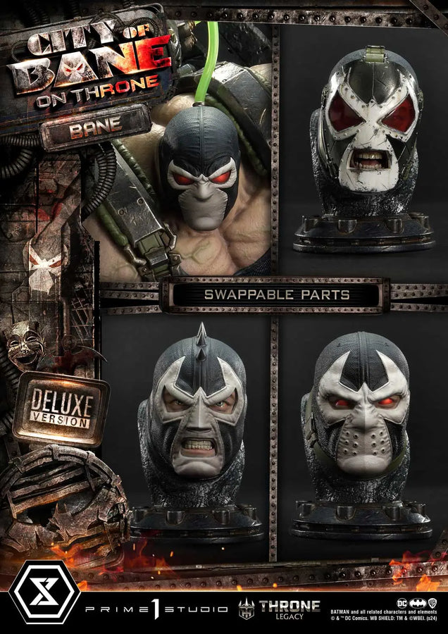 Bane on Throne (Deluxe Bonus Version) Batman (Comics) City of Bane – Prime1Studio – ActionFigure Brasil