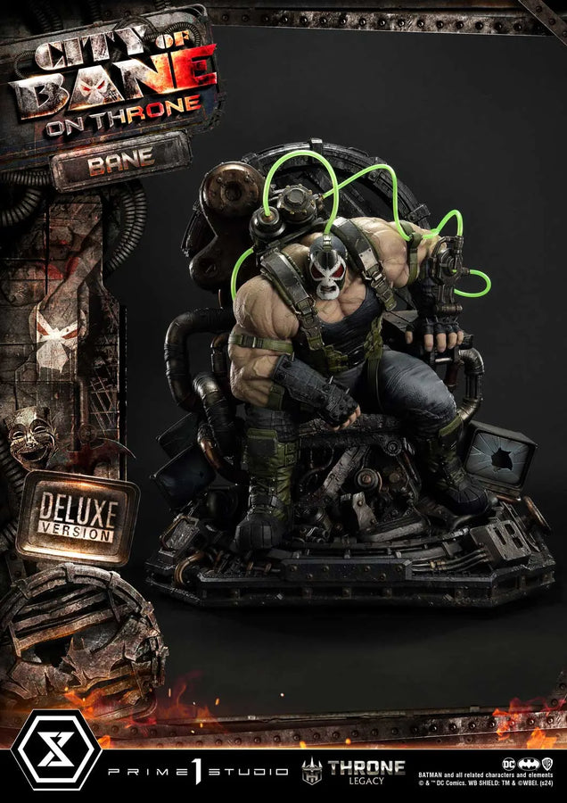 Bane on Throne (Deluxe Bonus Version) Batman (Comics) City of Bane – Prime1Studio – ActionFigure Brasil