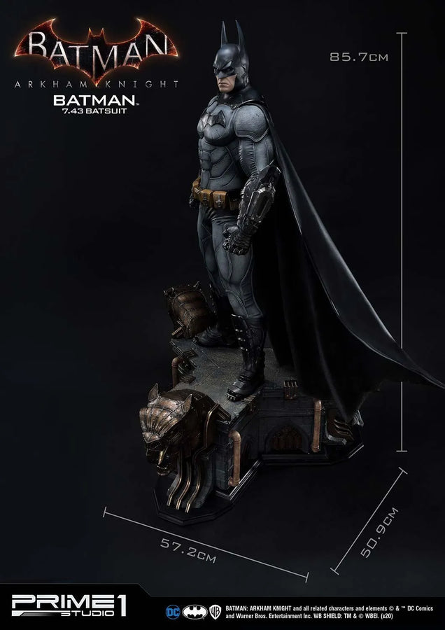 Batman Batsuit V7.43 (Exclusive Version) Batman: Arkham Knight – Prime1Studio – ActionFigure Brasil