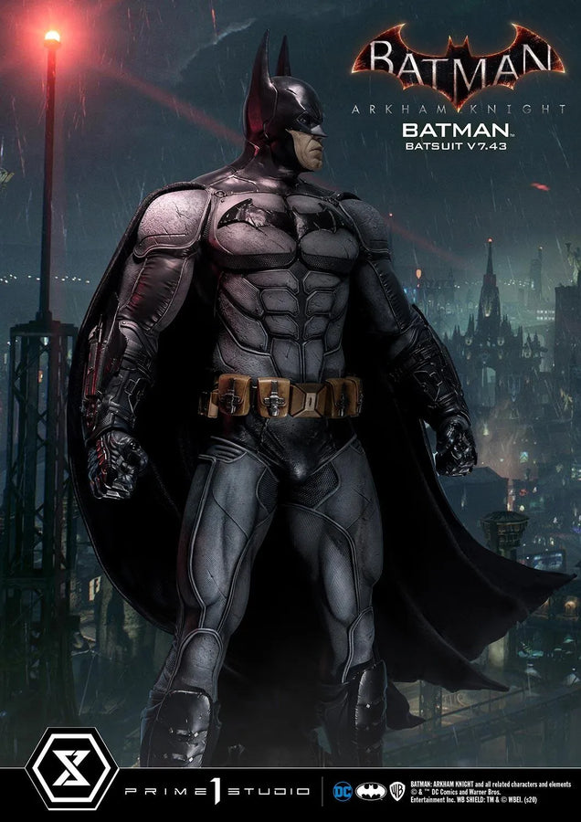 Batman Batsuit V7.43 (Exclusive Version) Batman: Arkham Knight – Prime1Studio – ActionFigure Brasil