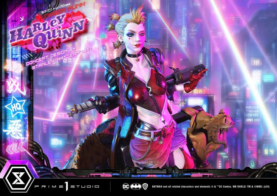 Batman - Bud - Harley Quinn - Lou - Ultimate Premium Masterline (UPMDC-08) - 1/4 - Cyberpunk (Prime 1 Studio)ㅤ – Prime 1 Studio – ActionFigureBrasil