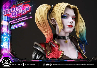 Batman - Bud - Harley Quinn - Lou - Ultimate Premium Masterline (UPMDC-08DX) - 1/4 - Cyberpunk, DX Version (Prime 1 Studio)ㅤ – Prime 1 Studio – ActionFigureBrasil — ângulo diferente