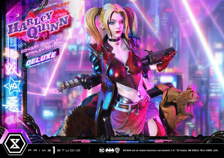 Batman - Bud - Harley Quinn - Lou - Ultimate Premium Masterline (UPMDC-08DX) - 1/4 - Cyberpunk, DX Version (Prime 1 Studio)ㅤ – Prime 1 Studio – ActionFigureBrasil